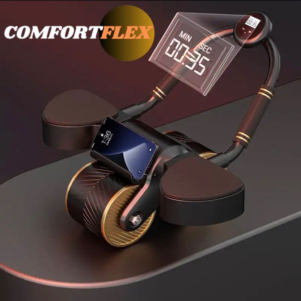 Elbow Support Rebound Abdominal Wheel(Get a free kneeling mat)