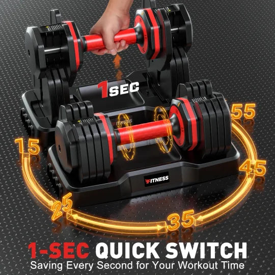 All-in-One Adjustable Dumbbell for Home Fitness
