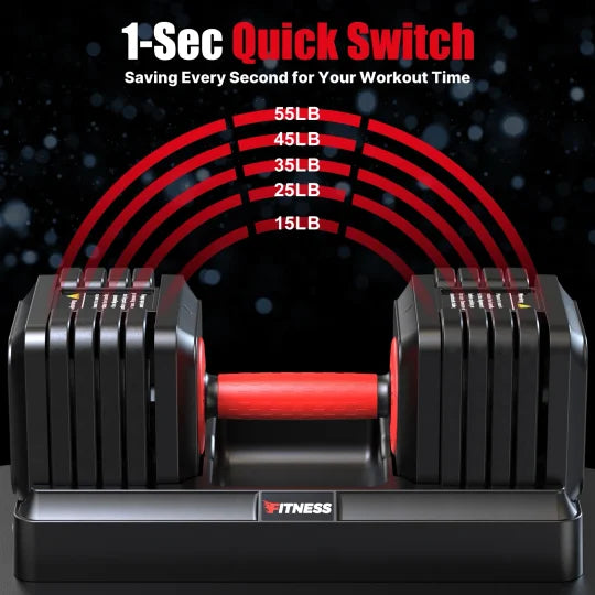 All-in-One Adjustable Dumbbell for Home Fitness