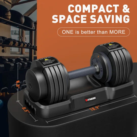 All-in-One Adjustable Dumbbell for Home Fitness