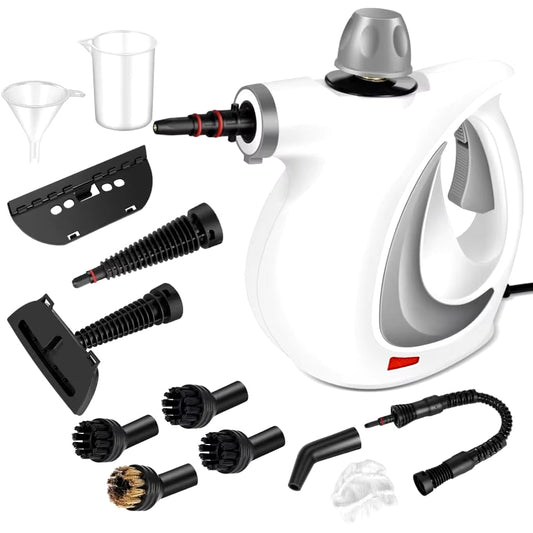 Handheld Pressurized Steam Cleaner with 12 Pcs Accessories