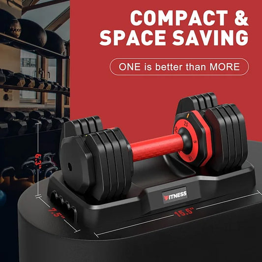 All-in-One Adjustable Dumbbell for Home Fitness